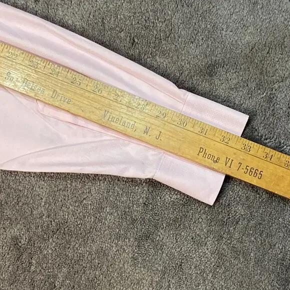 2 Chales Tyrwhitt Large Classic Fit Shirts Pink Patterned & Blue Oxford Cloth - Picture 16 of 16